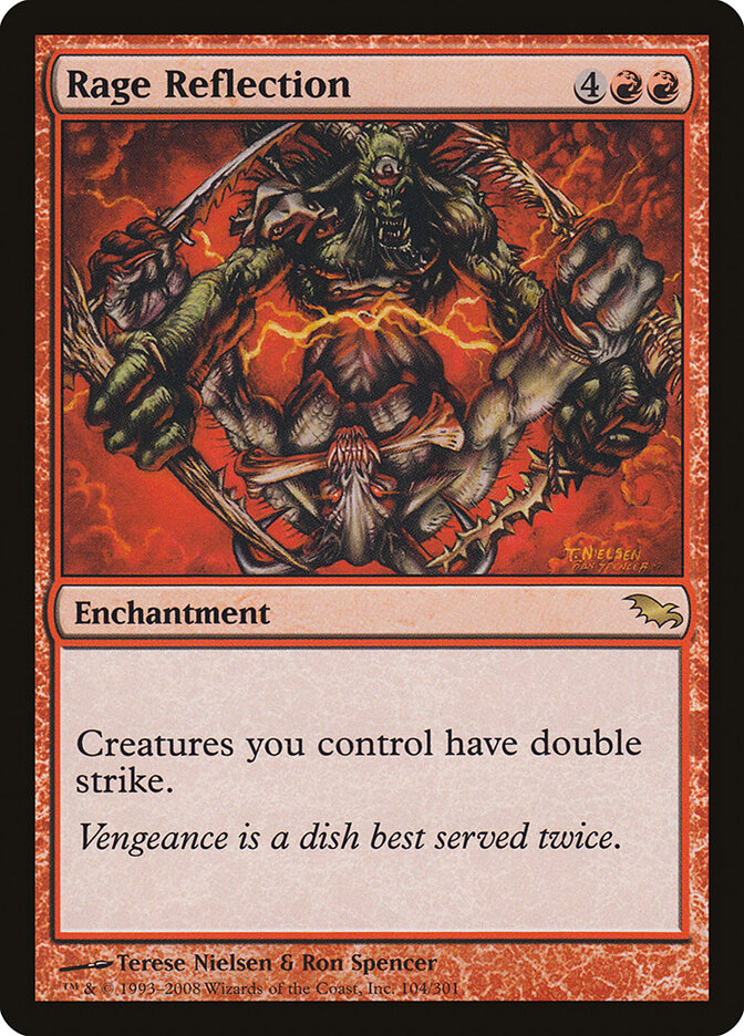 Rage Reflection card front