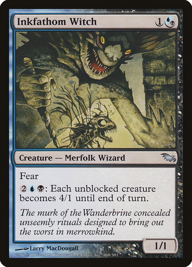 Inkfathom Witch card front