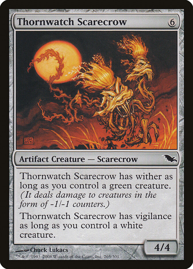Thornwatch Scarecrow card front