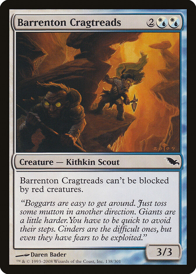 Barrenton Cragtreads card front