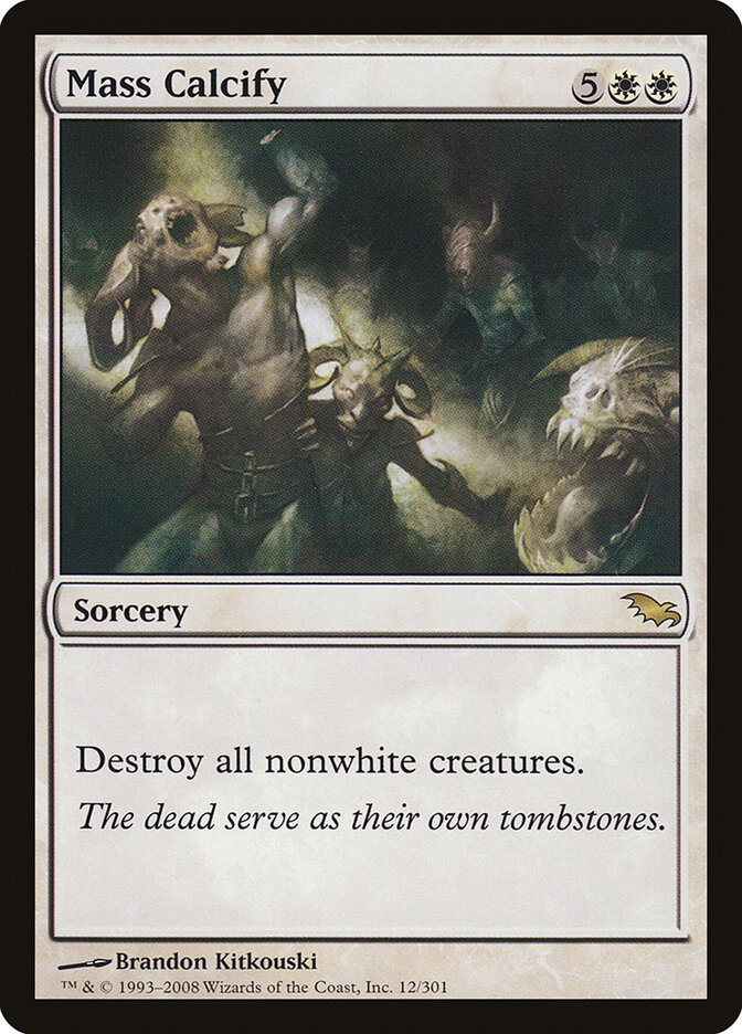 Mass Calcify card front