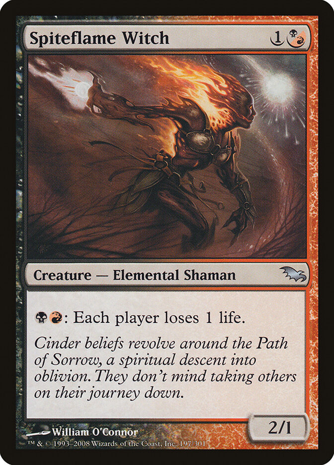 Spiteflame Witch card front