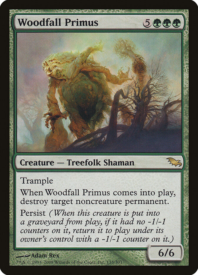 Woodfall Primus card front