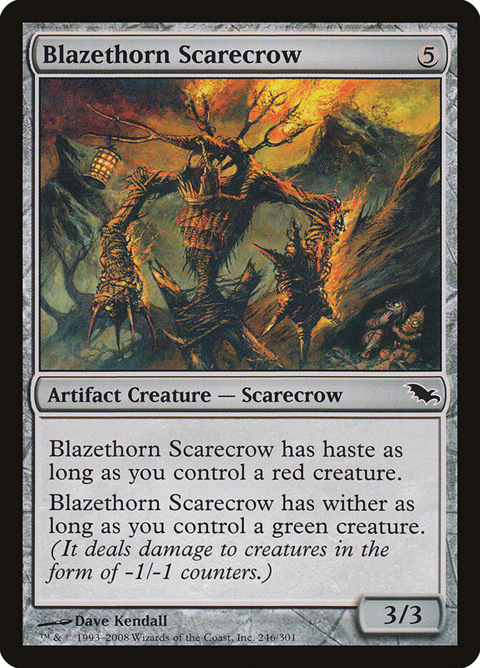 Blazethorn Scarecrow card front