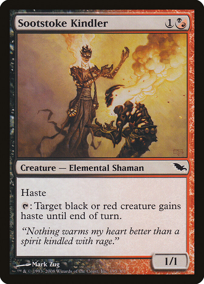 Sootstoke Kindler card front
