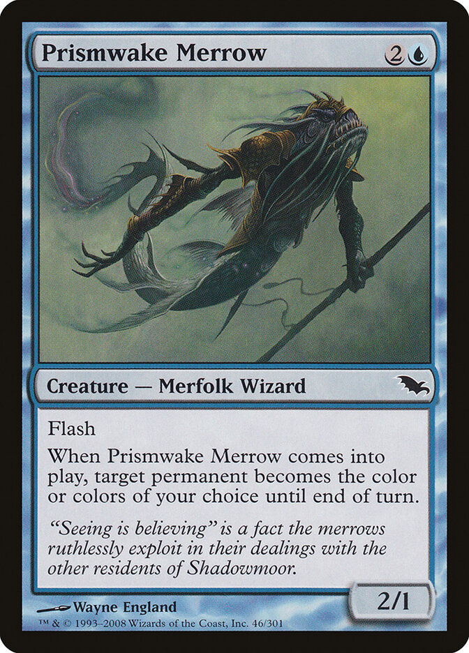 Prismwake Merrow card front