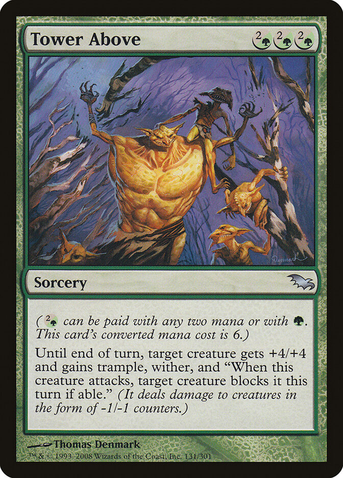 Tower Above card front