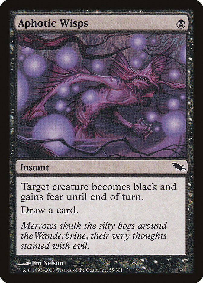 Aphotic Wisps card front