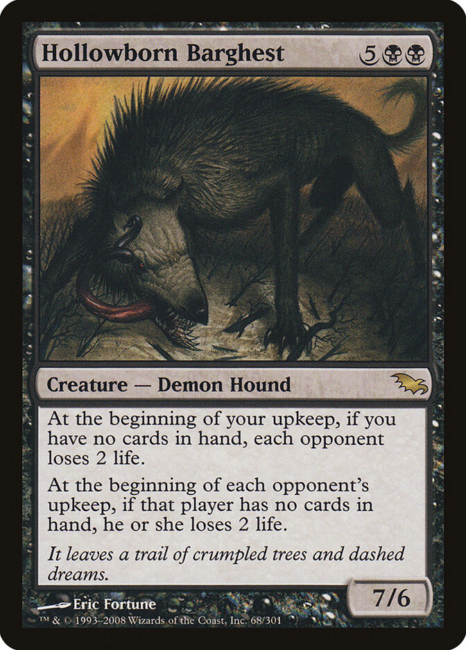 Hollowborn Barghest card front