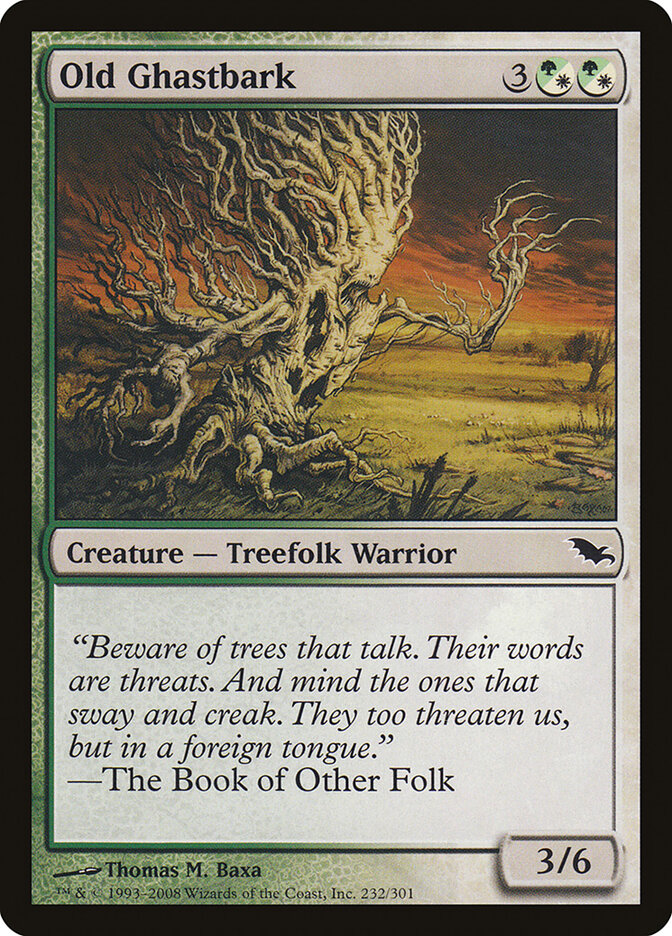Old Ghastbark card front