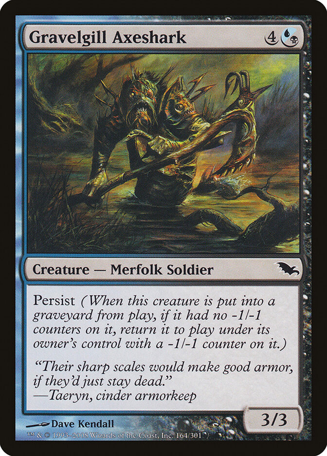 Gravelgill Axeshark card front
