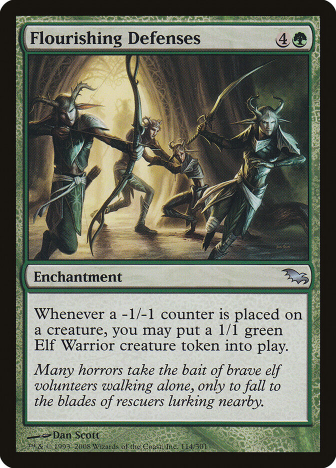 Flourishing Defenses card front