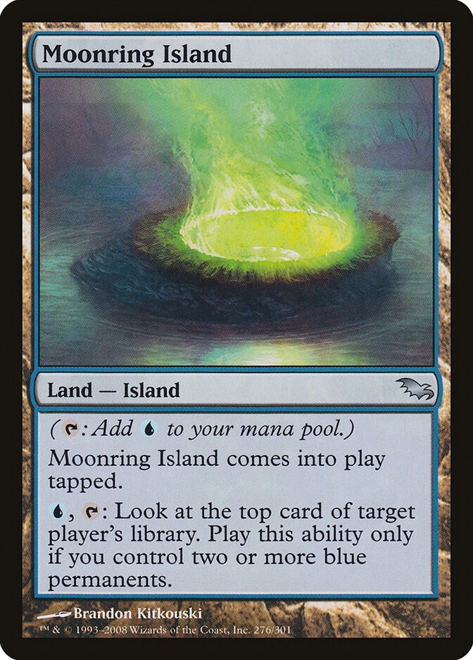 Moonring Island card front