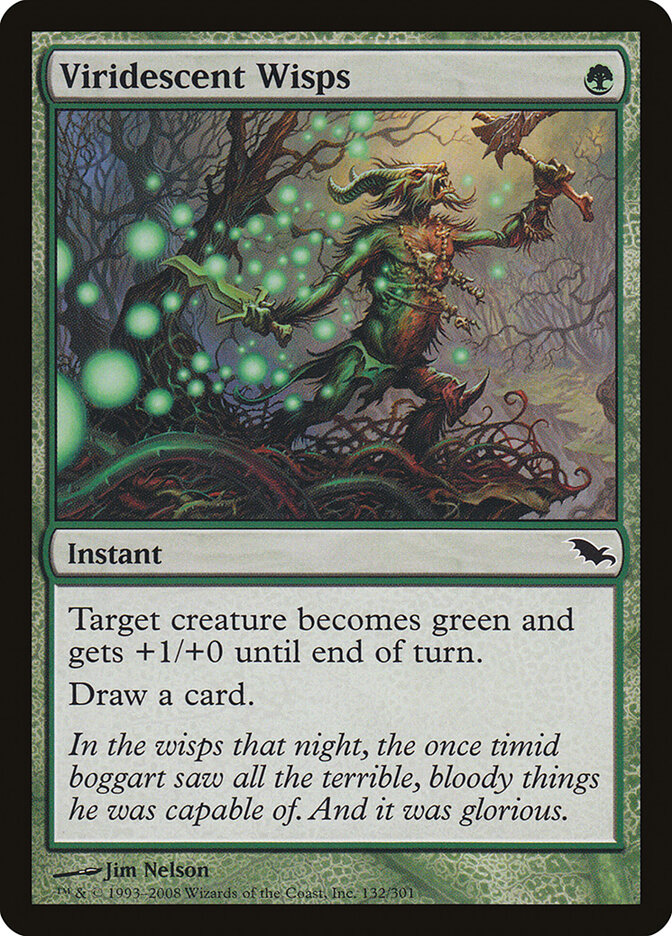 Viridescent Wisps card front