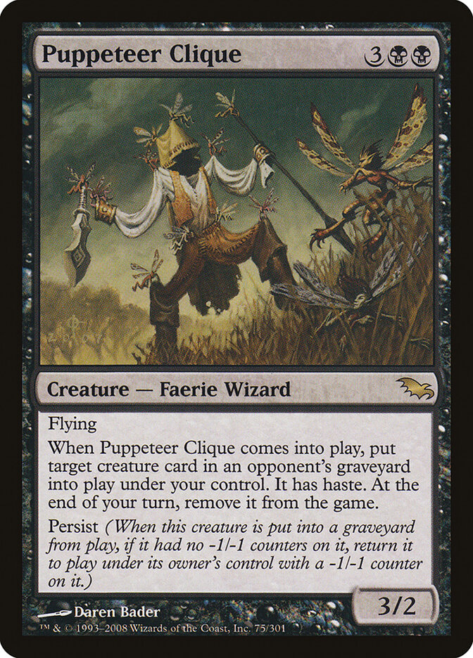 Puppeteer Clique card front