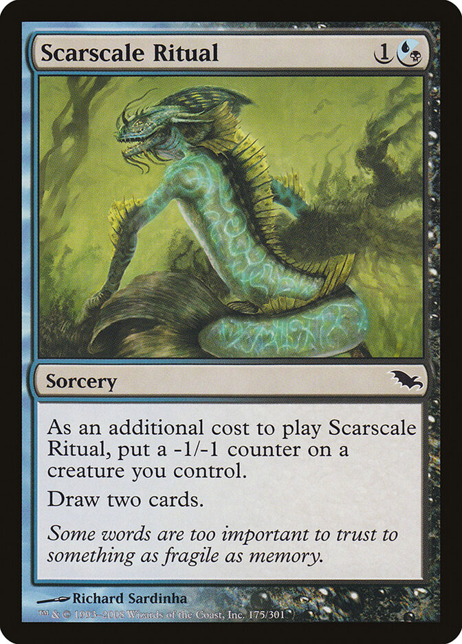 Scarscale Ritual card front