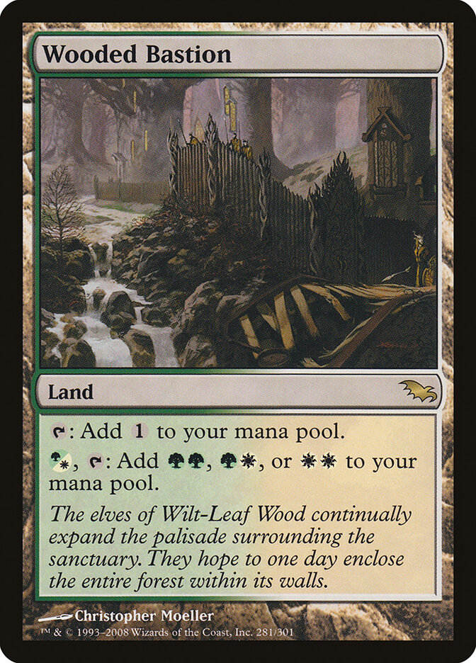 Wooded Bastion card front