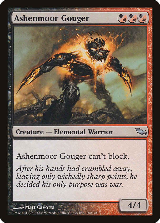Ashenmoor Gouger card front