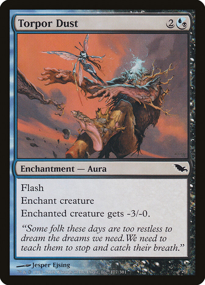 Torpor Dust card front