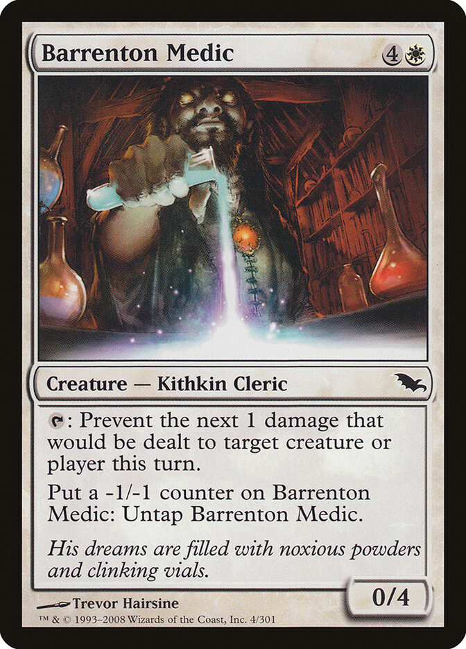 Barrenton Medic card front
