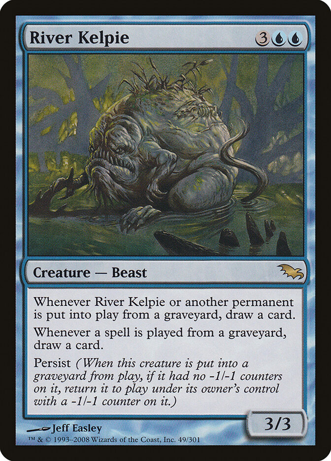 River Kelpie card front