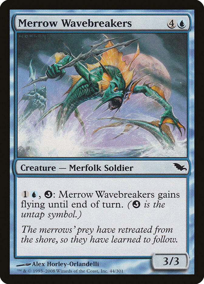 Merrow Wavebreakers card front