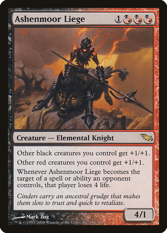 Ashenmoor Liege card front