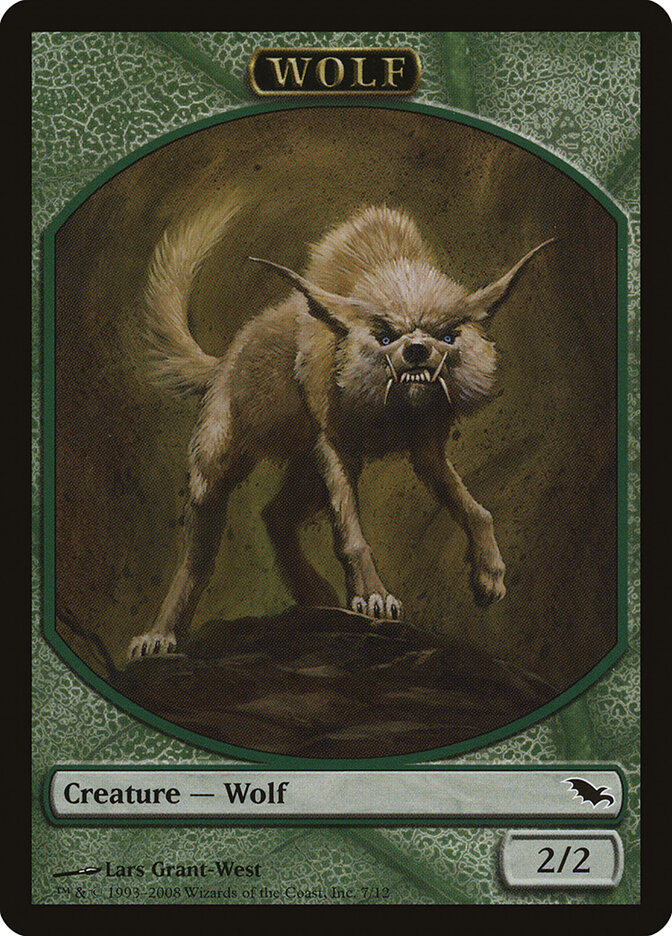 Wolf card front