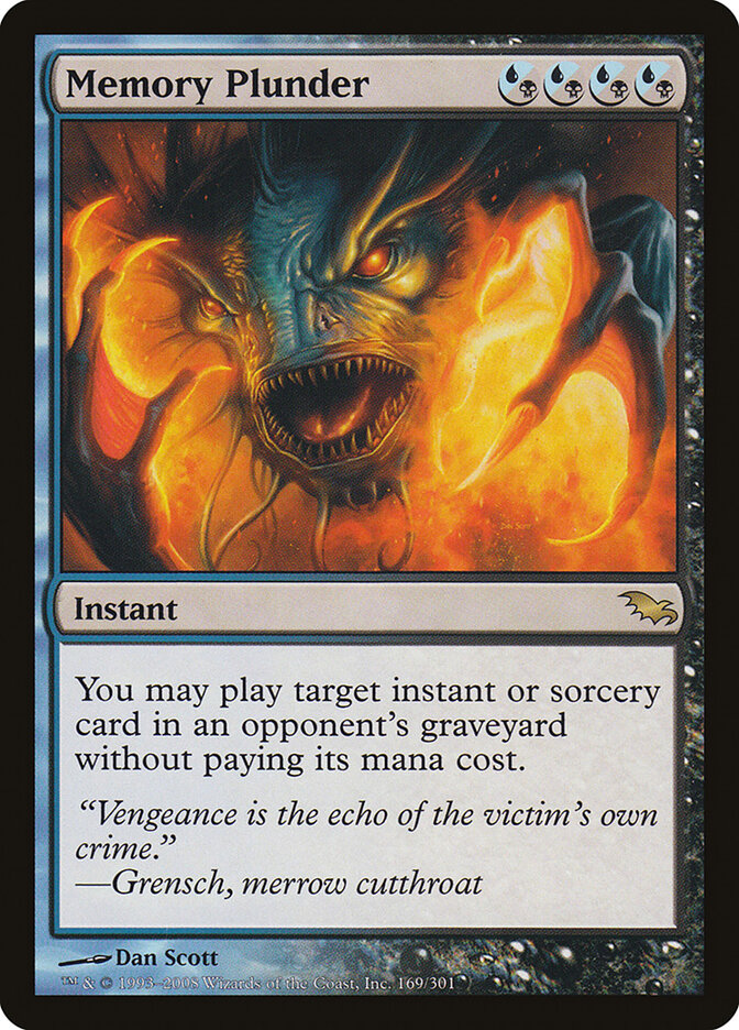 Memory Plunder card front