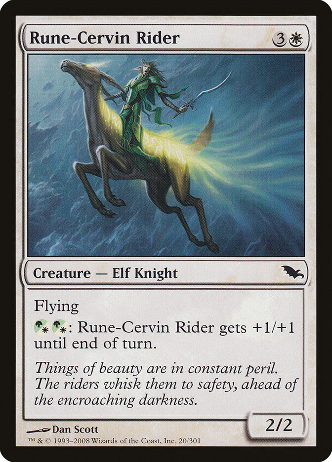 Rune-Cervin Rider card front