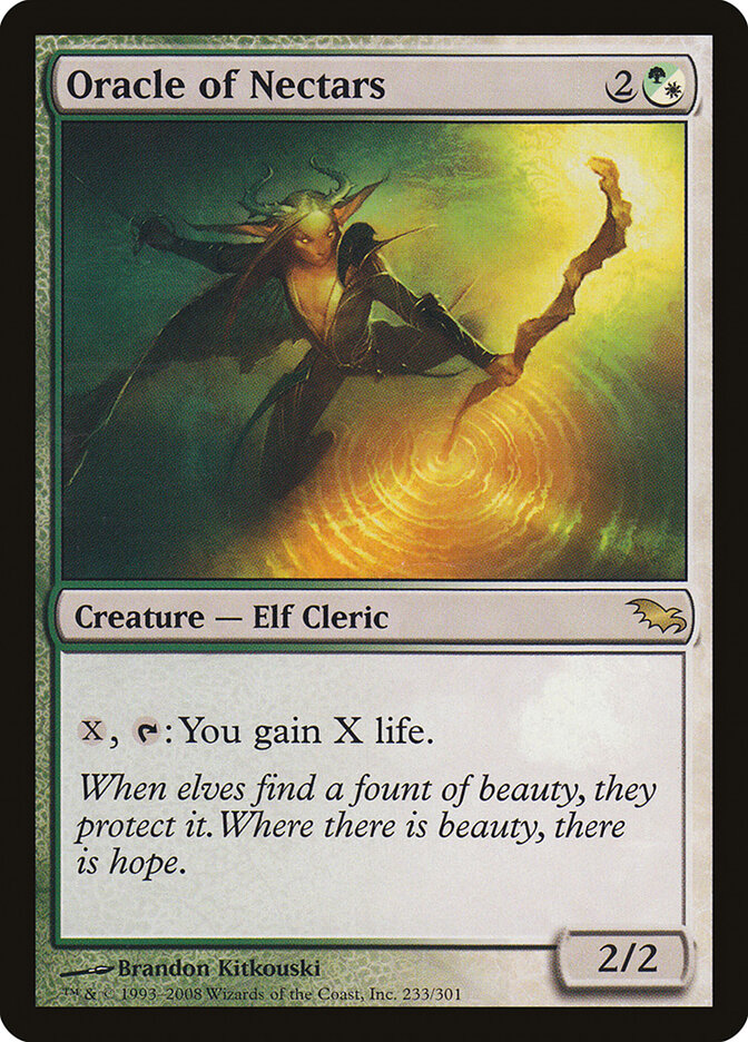Oracle of Nectars card front