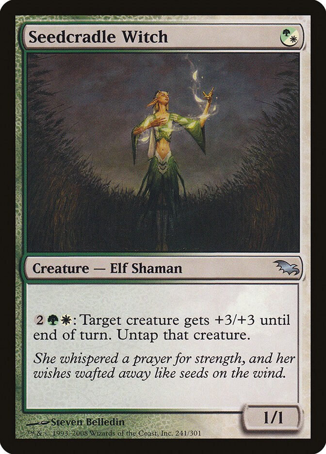 Seedcradle Witch card front