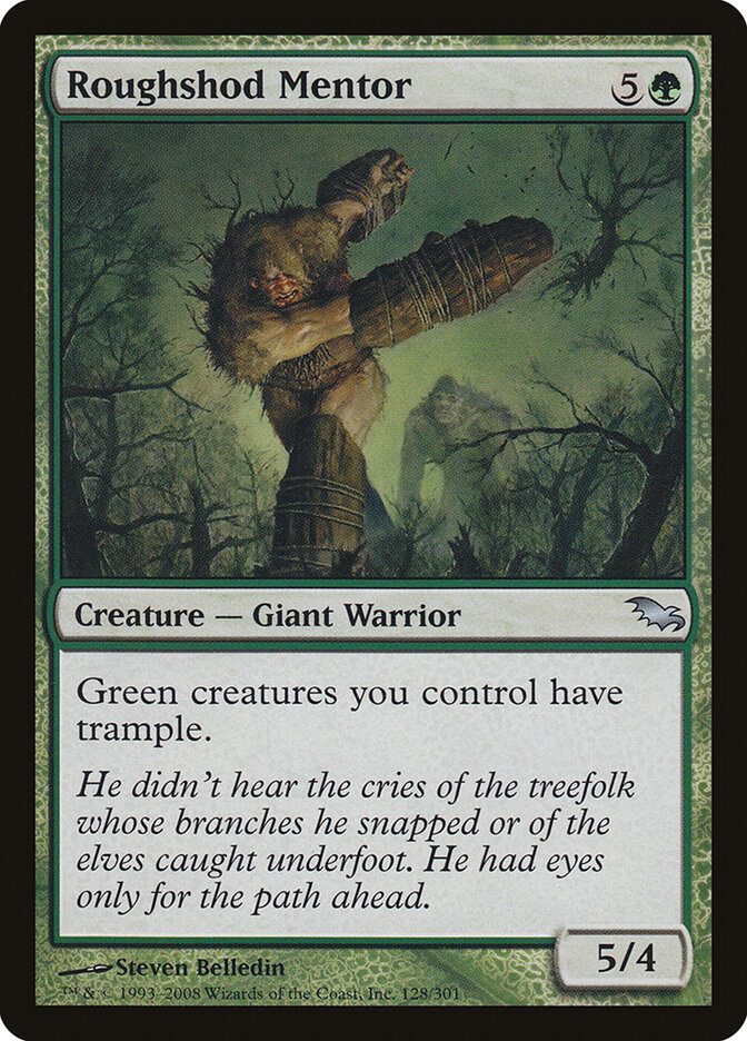 Roughshod Mentor card front