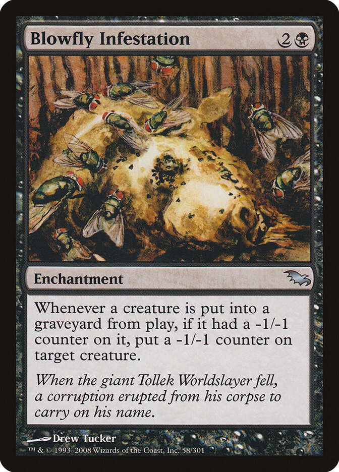 Blowfly Infestation card front