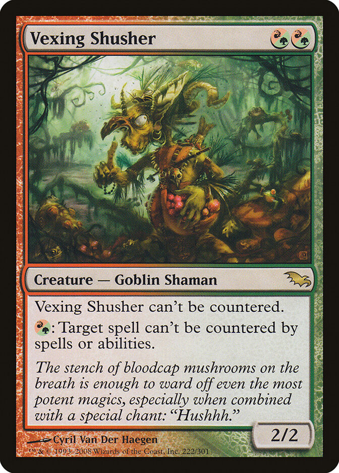 Vexing Shusher card front
