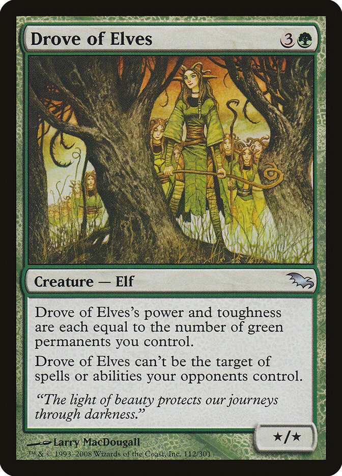 Drove of Elves card front