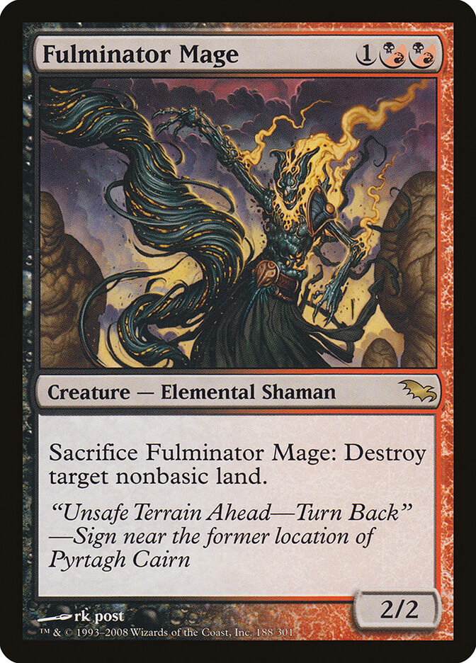 Fulminator Mage card front