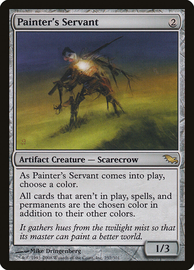 Painter's Servant card front