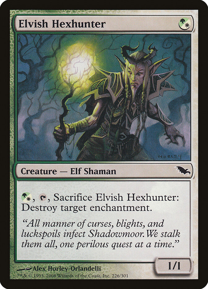 Elvish Hexhunter card front