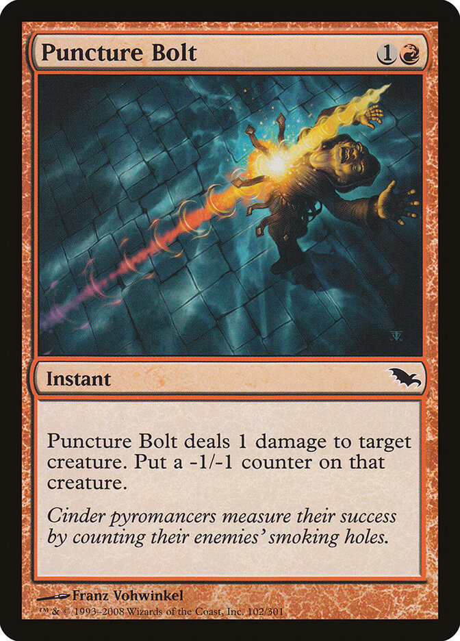Puncture Bolt card front