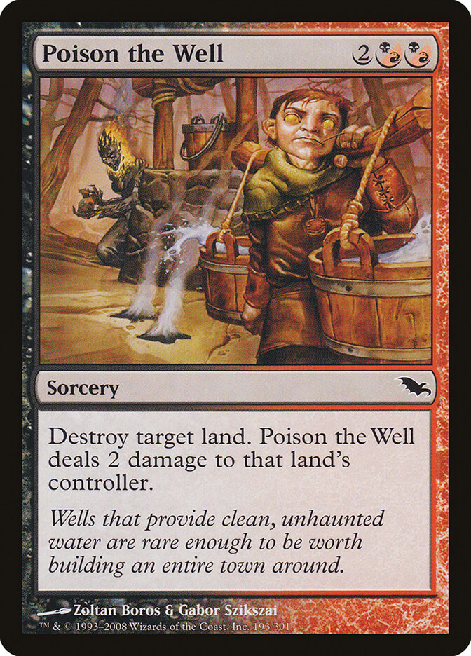 Poison the Well card front
