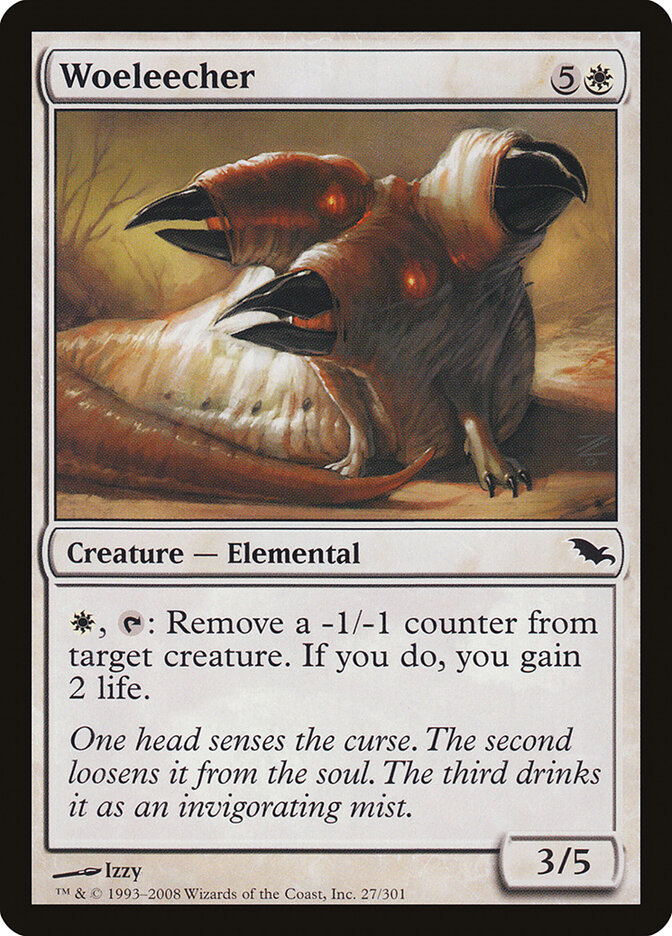 Woeleecher card front