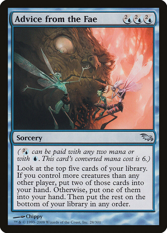 Advice from the Fae card front