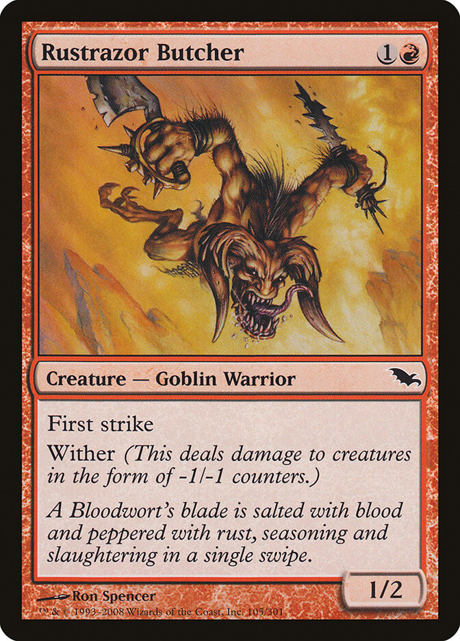 Rustrazor Butcher card front