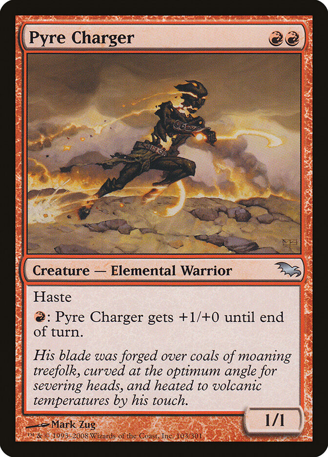 Pyre Charger card front