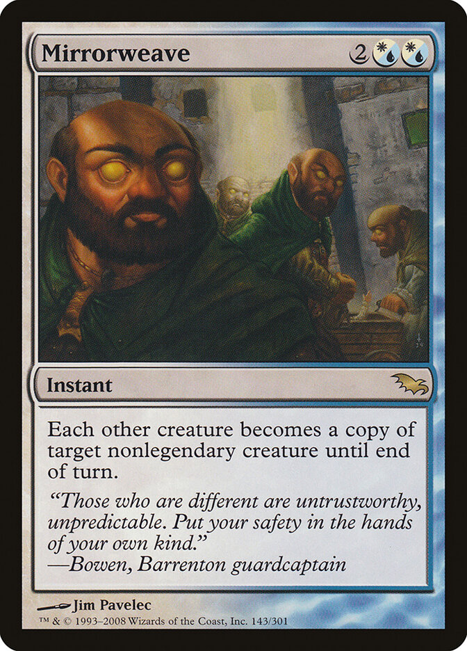 Mirrorweave card front