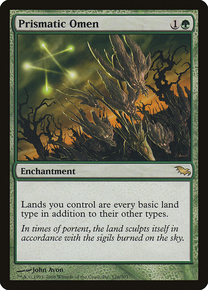 Prismatic Omen card front