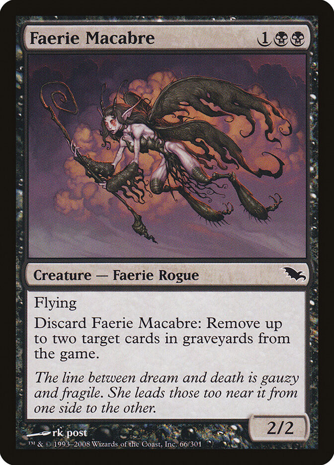 Faerie Macabre card front