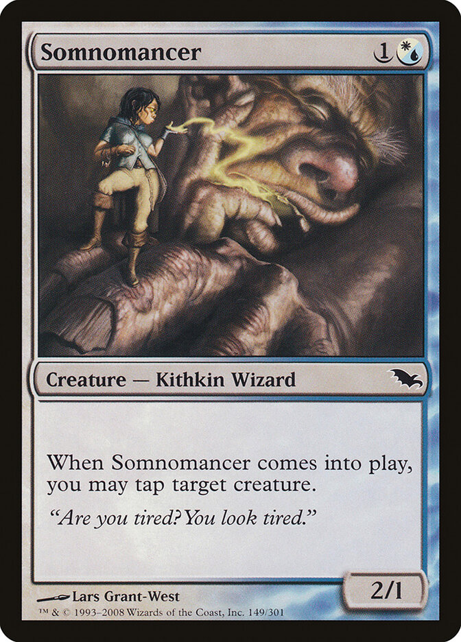 Somnomancer card front