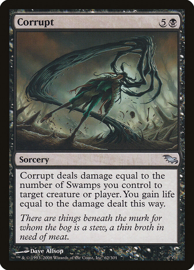 Corrupt card front